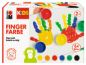 Preview: Marabu Kids Fingerfarben 6er Set, je 35 ml