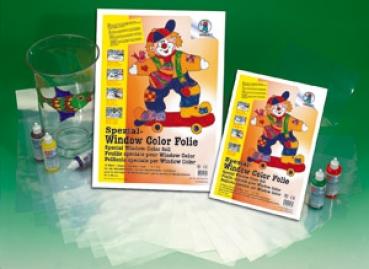 10x Spezial Window Color Folie (Peel-Folie) 23 x 33 cm für die Abziehtechnik