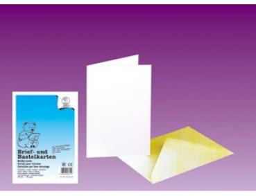 Brief- und Bastelkarte DIN A6, mit Briefumschlag