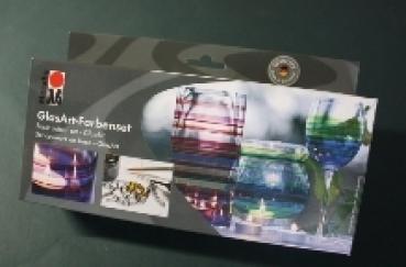 Marabu GlasArt, Glasmalfarbe Starter-Set