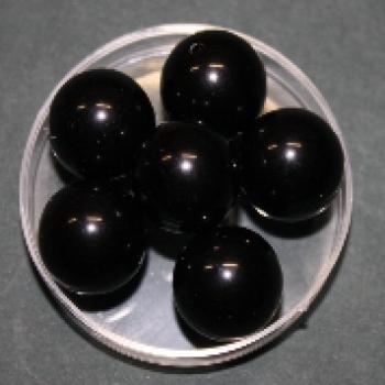 Wachsperlen, 14 mm, schwarz