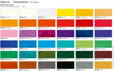 Preview: hobby-line-c2-window-color-set-farbkarte