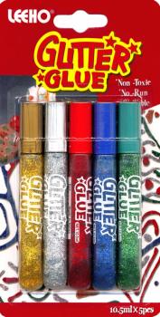 Glitter-Glue, 5er-Set