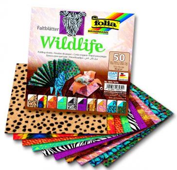 Faltblätter Wildlife, 80g/m2
