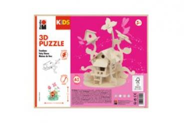 3D Holz-Puzzle Feenhaus