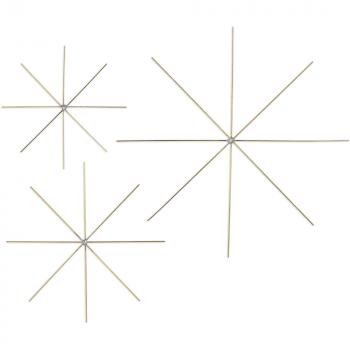 Draht-Stern, 5er-Set