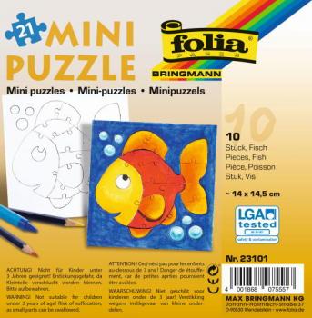 Mini Puzzle Fisch, 10 Stück