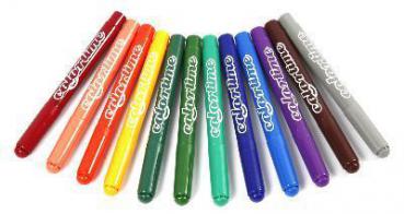 Filzstifte 12 Stck. 5mm, zusätzliche Farben von Colortime