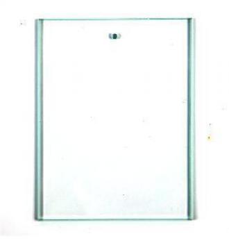 Glasplatten, rechteckig, 8 x 6 cm, mit Loch