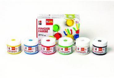 Marabu Kids Fingerfarben 6er Set