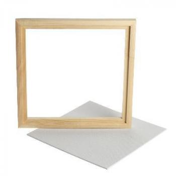 Gerahmte Leinwandplatte, Außenmaße 25 x 25 cm