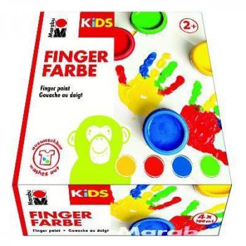 Marabu Kids Fingerfarben 4er Set