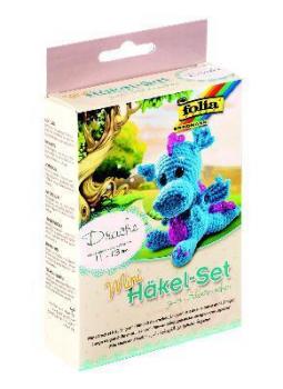 Mini Häkel Set Drache, 11 - 13 cm