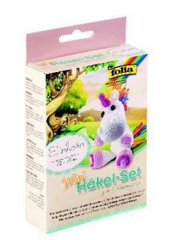 Mini Häkel Set Einhorn, 12 - 14 cm