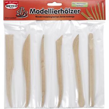 15-teiliges Modellierwerkzeug Set Aus Holz - Modellierhölzer Für Töpfer & Künstler