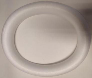 Styropor-Halbring , oval, ca. 33 x 28 cm