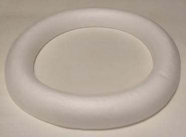 Preview: Styropor-Halbring , oval, ca. 33 x 28 cm