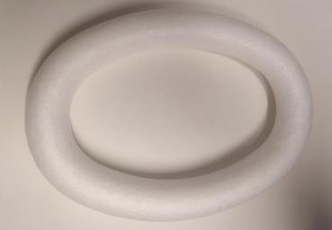 Styroporring oval 15,5 x 21,5 cm