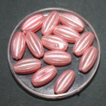 Wachsperlen, 12 x 6 mm, geriffelt