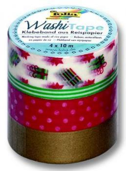 Folia Washi Tape, Weihnachten Klassik