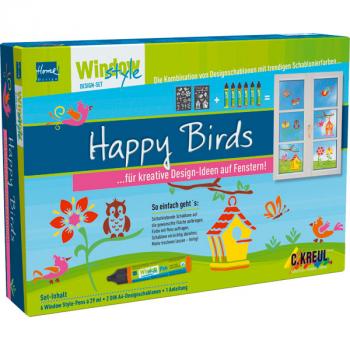 Window Style Set - Happy Birds