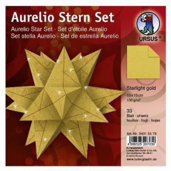 Aurelio Stern Set, 15 x 15 cm, starlight