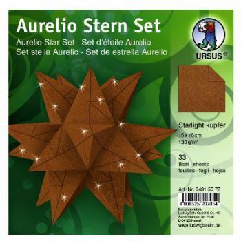 Aurelio Stern Set, 15 x 15 cm, starlight