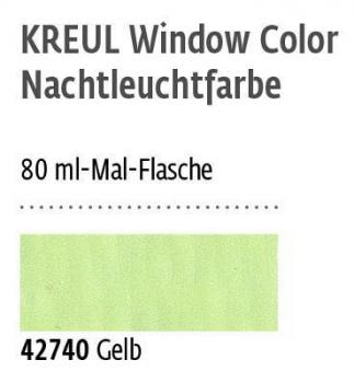 KREUL Window Color Nachtleuchtfarbe, 80ml