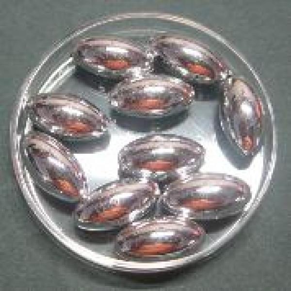 Wachsperlen_13x8 mm_silber