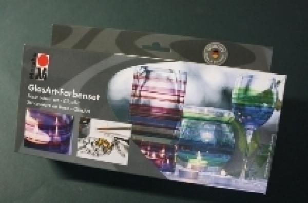 Marabu GlasArt, Glasmalfarbe Starter-Set