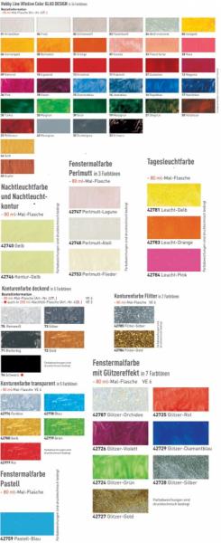 HOBBY LINE Glas Design 250 ml Nachfüllflasche