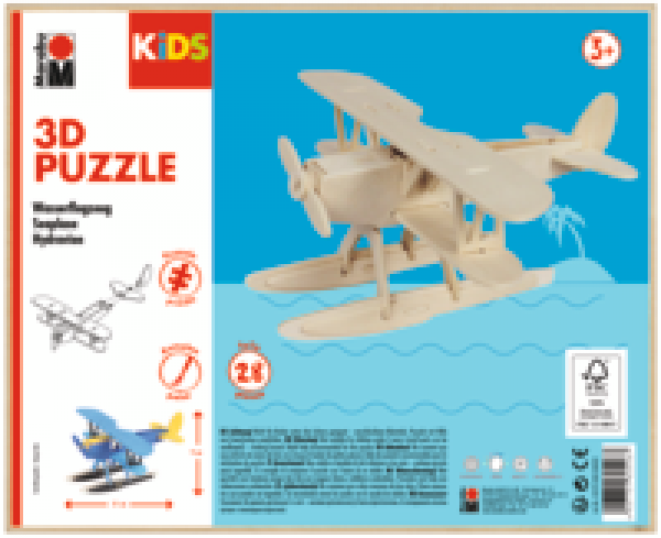 3D Holz-Puzzle Wasserflugzeug