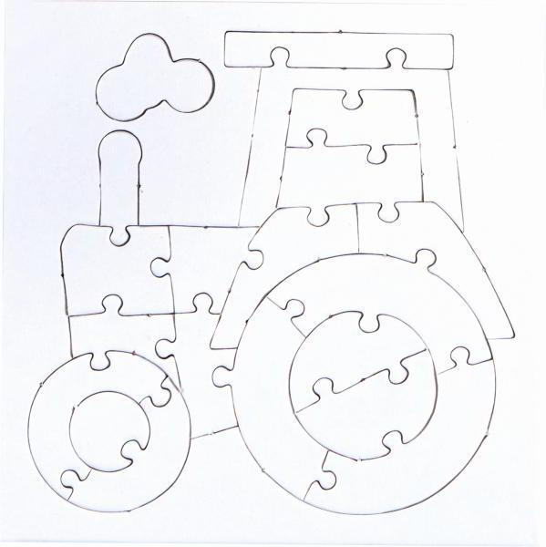 Mini Puzzle, 4 Motive sortiert