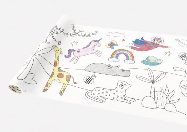 Malrolle mit Motiv Adventure, 30 x 400cm, selbsthaftend