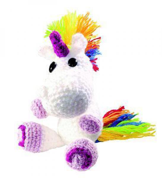 Mini Häkel Set Einhorn, 12 - 14 cm