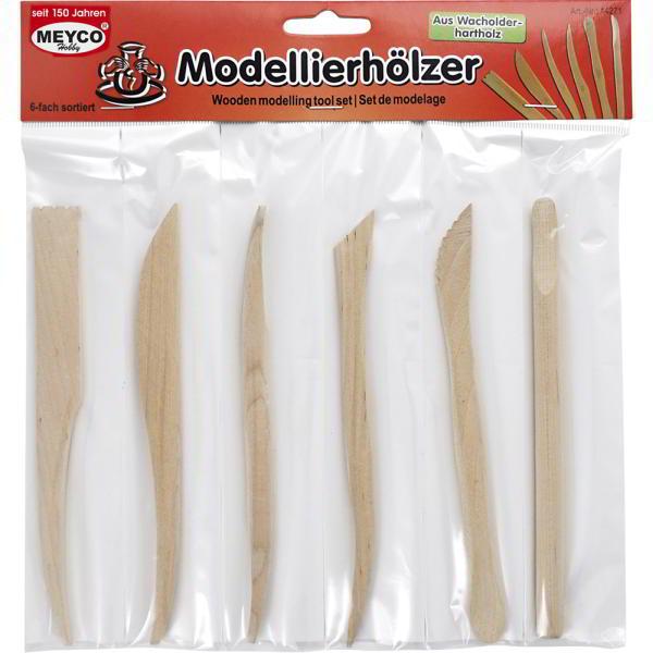 Modellierhölzer 6er-Set