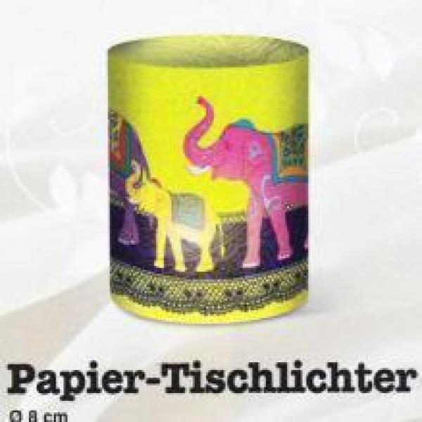 Papier Tischlichter " Elefant "