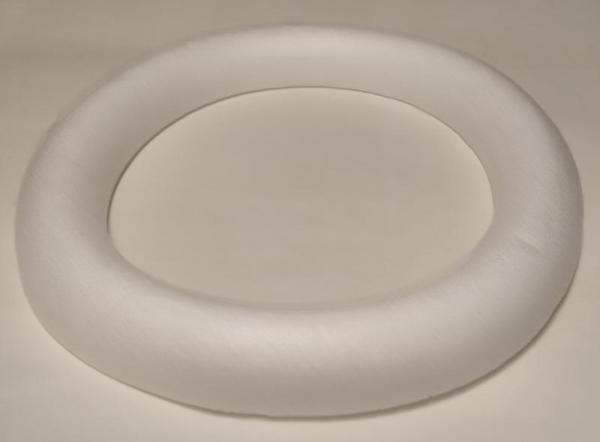 Styropor-Halbring , oval, ca. 33 x 28 cm
