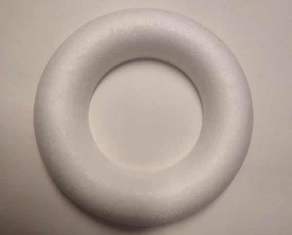 Styroporring voll, rund, 25 cm Ø