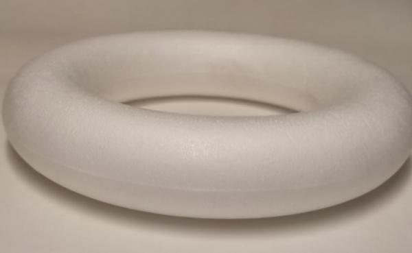 Styroporring voll, rund, 25 cm Ø