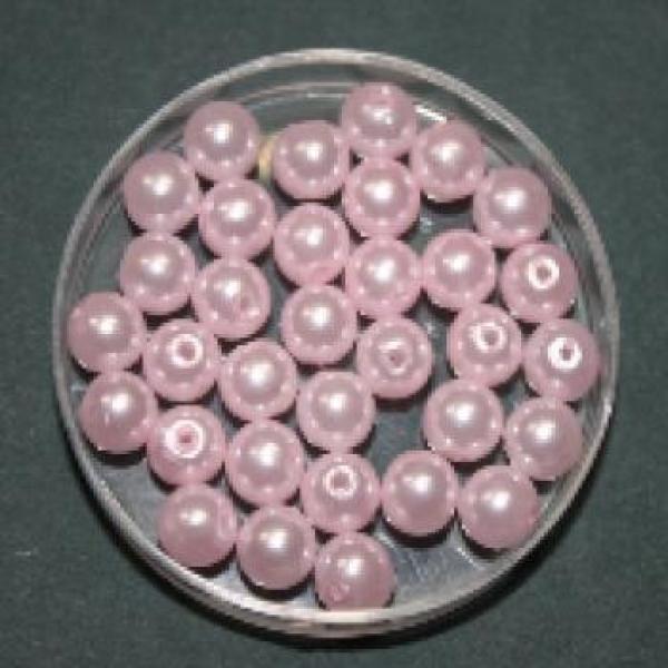 Wachsperlen 6 mm, rosa, Großpackung, ca. 400 g