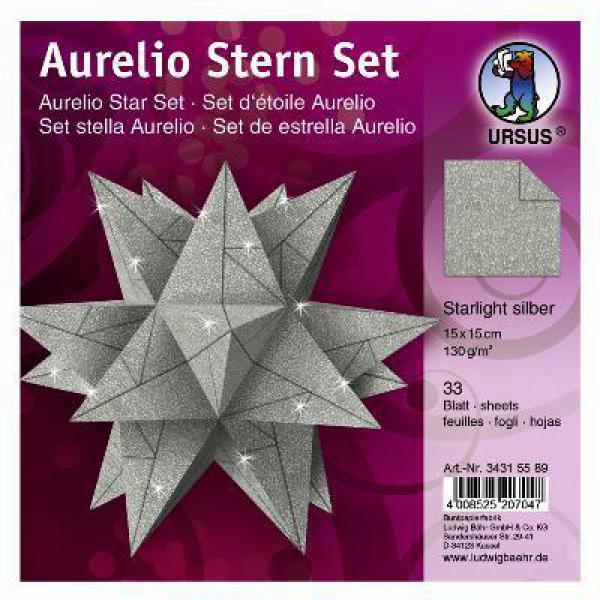 Aurelio Stern Set, 15 x 15 cm, starlight