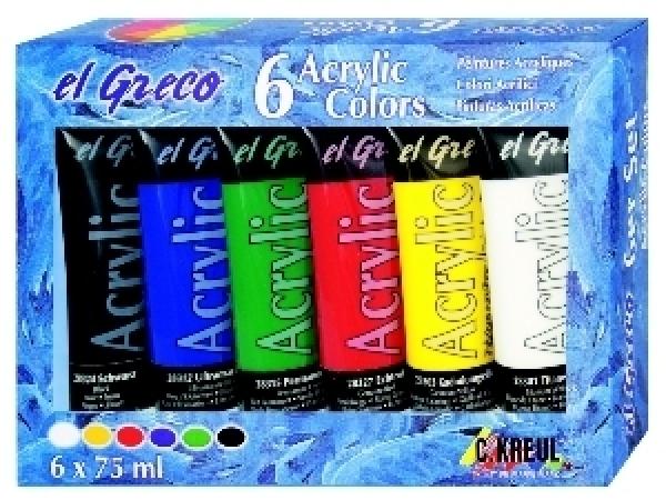 el Greco Acrylic, 6er-Set