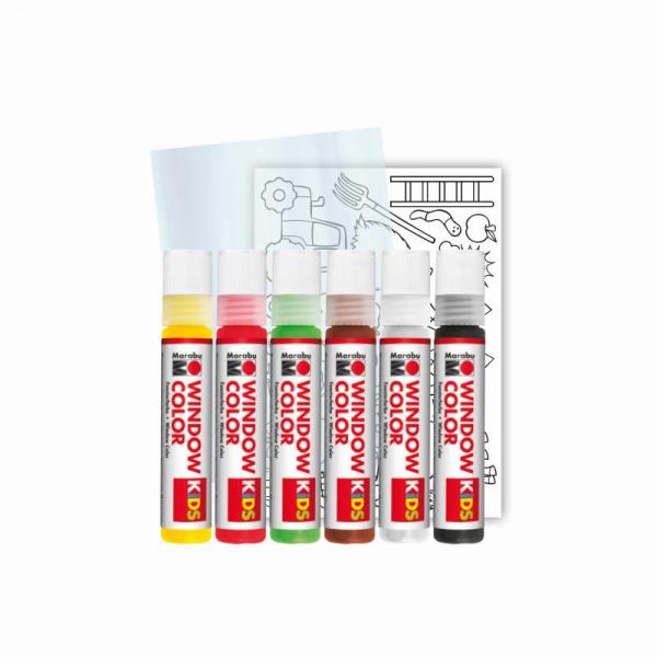 Marabu Kids Window Color Set Bauernhof