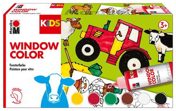 Marabu Kids Window Color Set Farmer