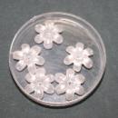 Wachsperlen, Schmuck-Blüten, weiss