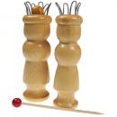 Strickliesel mit Holznadel, 4 Haken